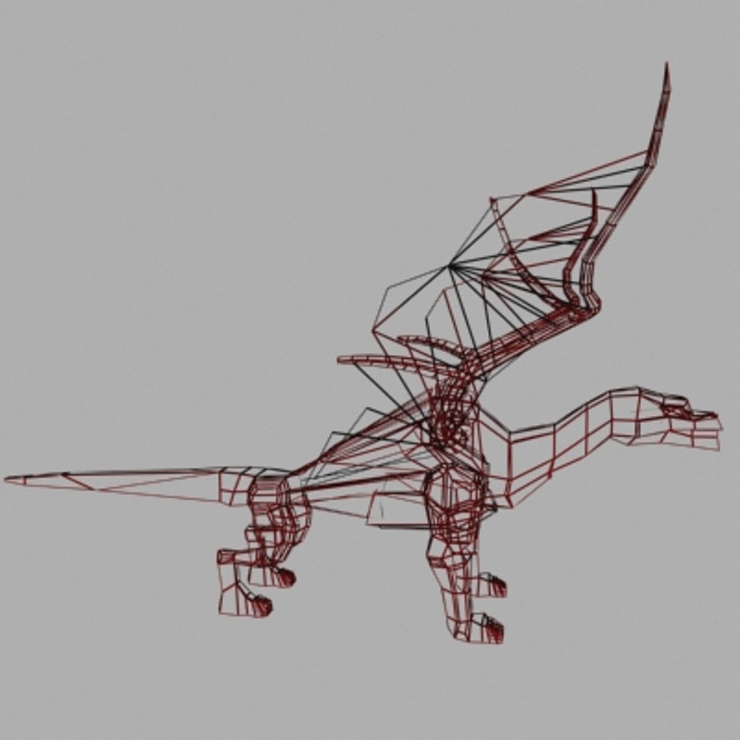Dragon Wings 3d Model