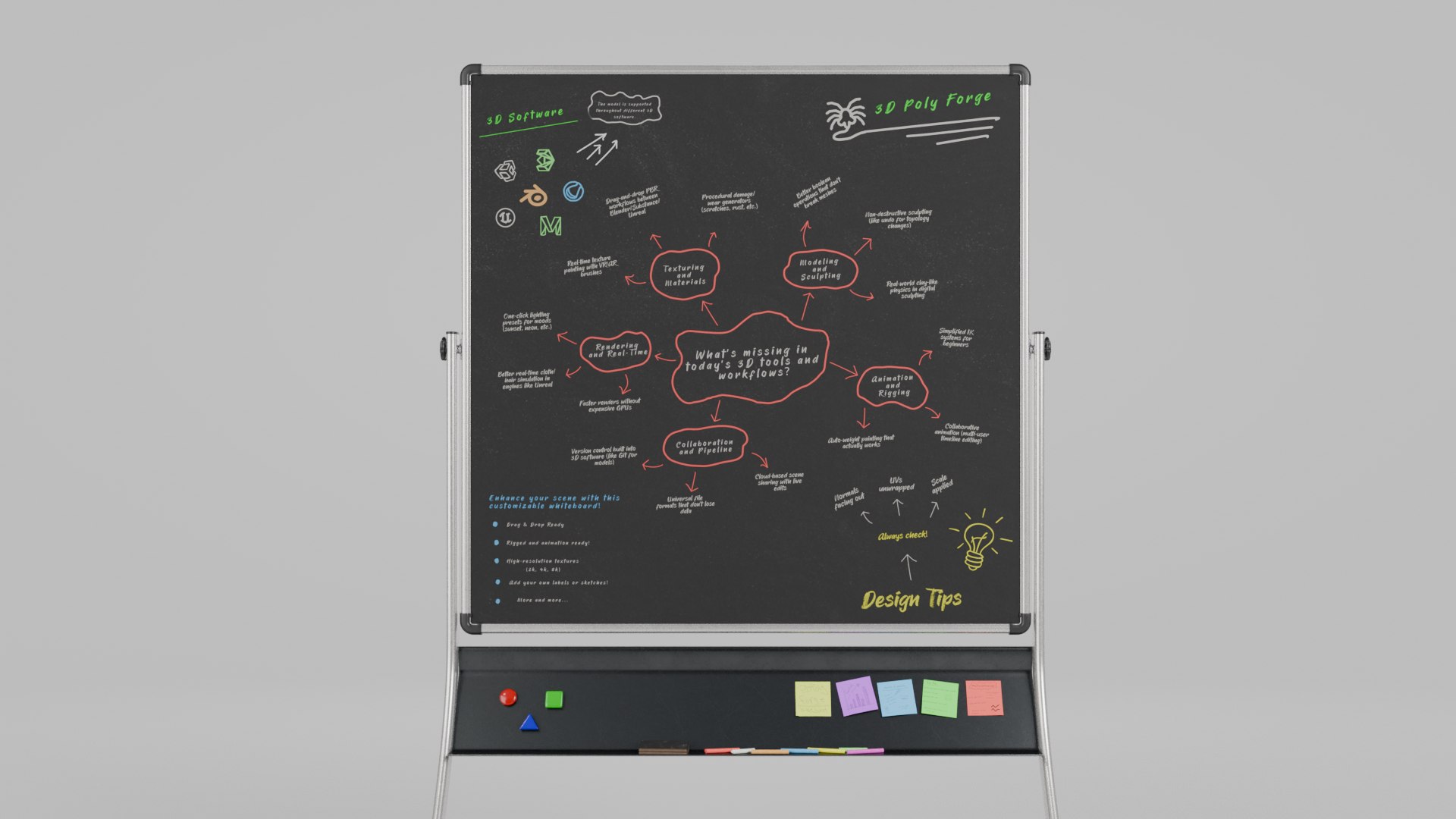 Compact Double-Sided Square Trio - Customizable Writing Board Set 3D model https://p.turbosquid.com/ts-thumb/4V/JTHY1C/Do/a7/png/1747515452/1920x1080/fit_q87/71e72882929b5323fa31dae54ae155879c639a36/a7.jpg