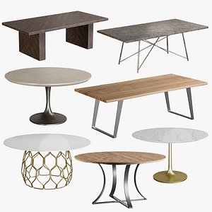 3D realistic dining collections