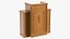 Church Oak Pulpit Light Wood with Cross
