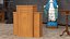 Church Oak Pulpit Light Wood with Cross