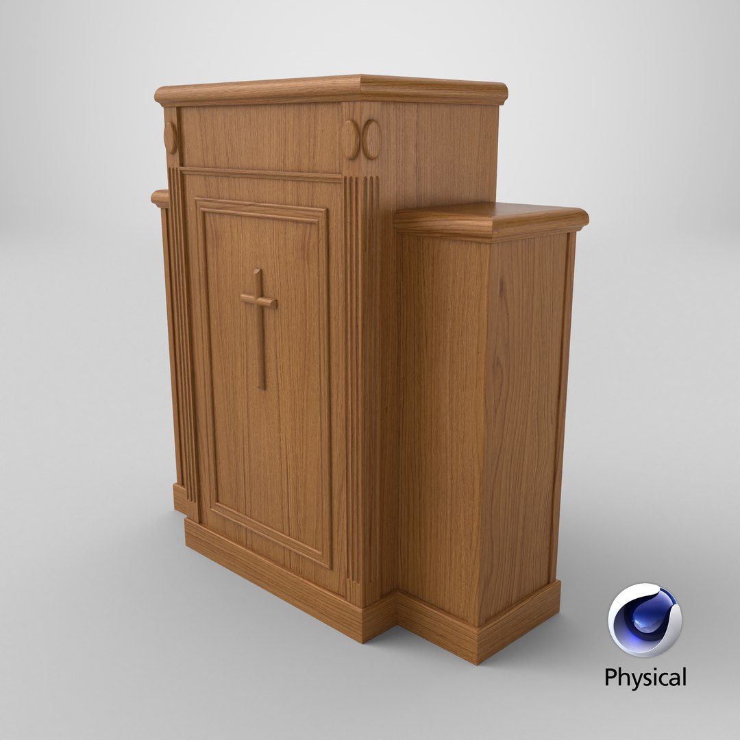 3D Church Oak Pulpit Light Wood with Cross https://p.turbosquid.com/ts-thumb/4V/SaZFhk/bg/stemcell_cinema_4d_physical_render/png/1732712548/1920x1080/fit_q87/43c16d33ca67fae8ba67dd46664bf9278f96adc2/stemcell_cinema_4d_physical_render.jpg