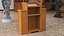 Church Oak Pulpit Light Wood with Cross