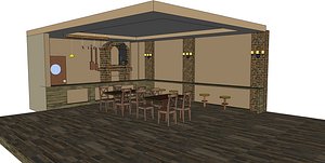 pizza house 3D model