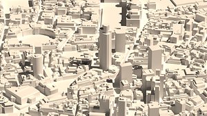 london skyline 3D model