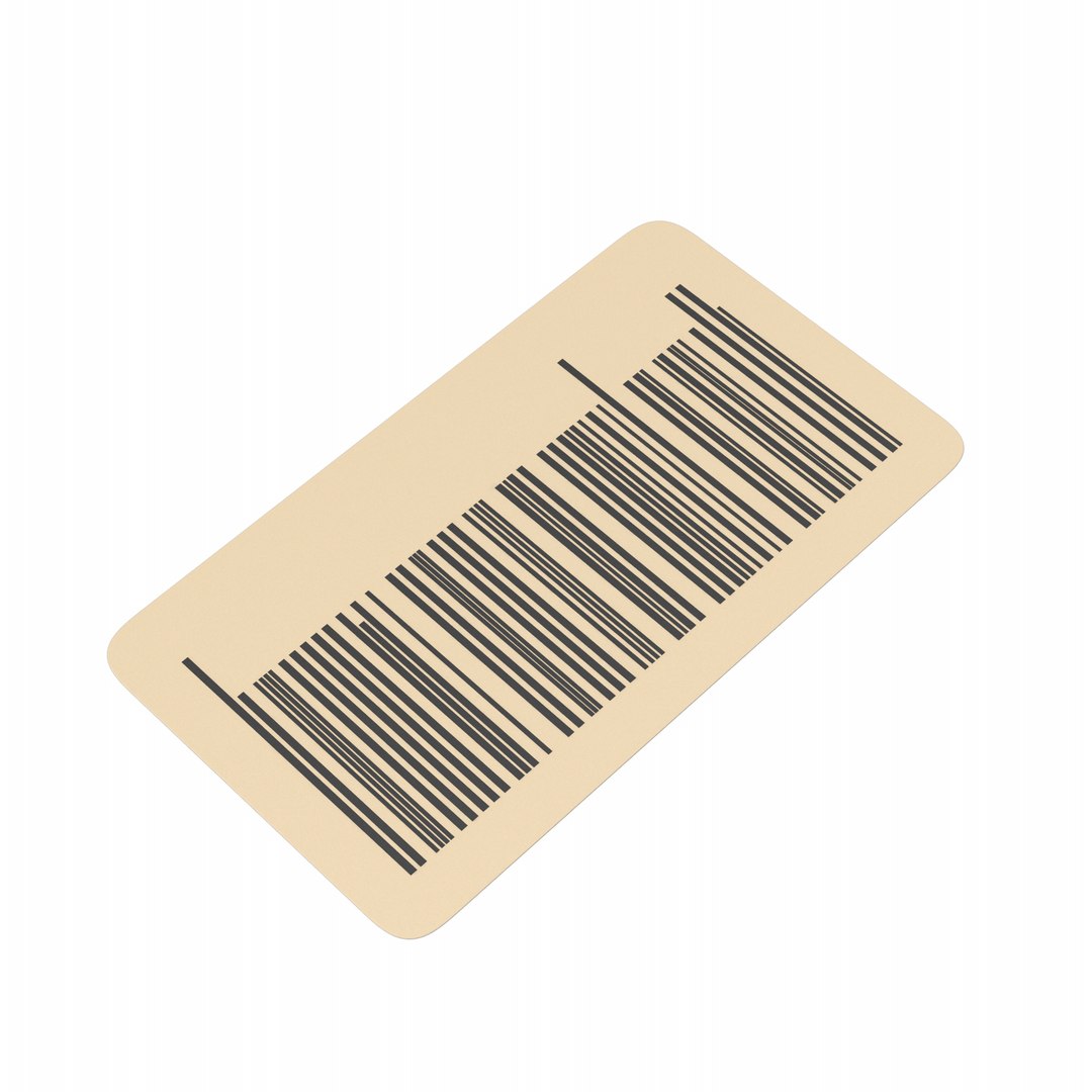 Barcode model https://p.turbosquid.com/ts-thumb/4V/Zq9r2S/Gh/barcode.d07.2k/png/1709887121/1920x1080/fit_q87/a11cef68c67d993f1d8fdcee6eae22e34f89d628/barcode.d07.2k.jpg