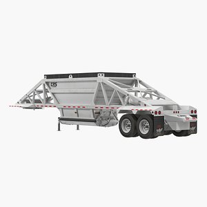 Manac Bottom Dump Trailer 3D Model