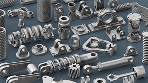 Hard Surface Industrial Kitbash Volume 1