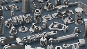 Hard Surface Industrial Kitbash Volume 1