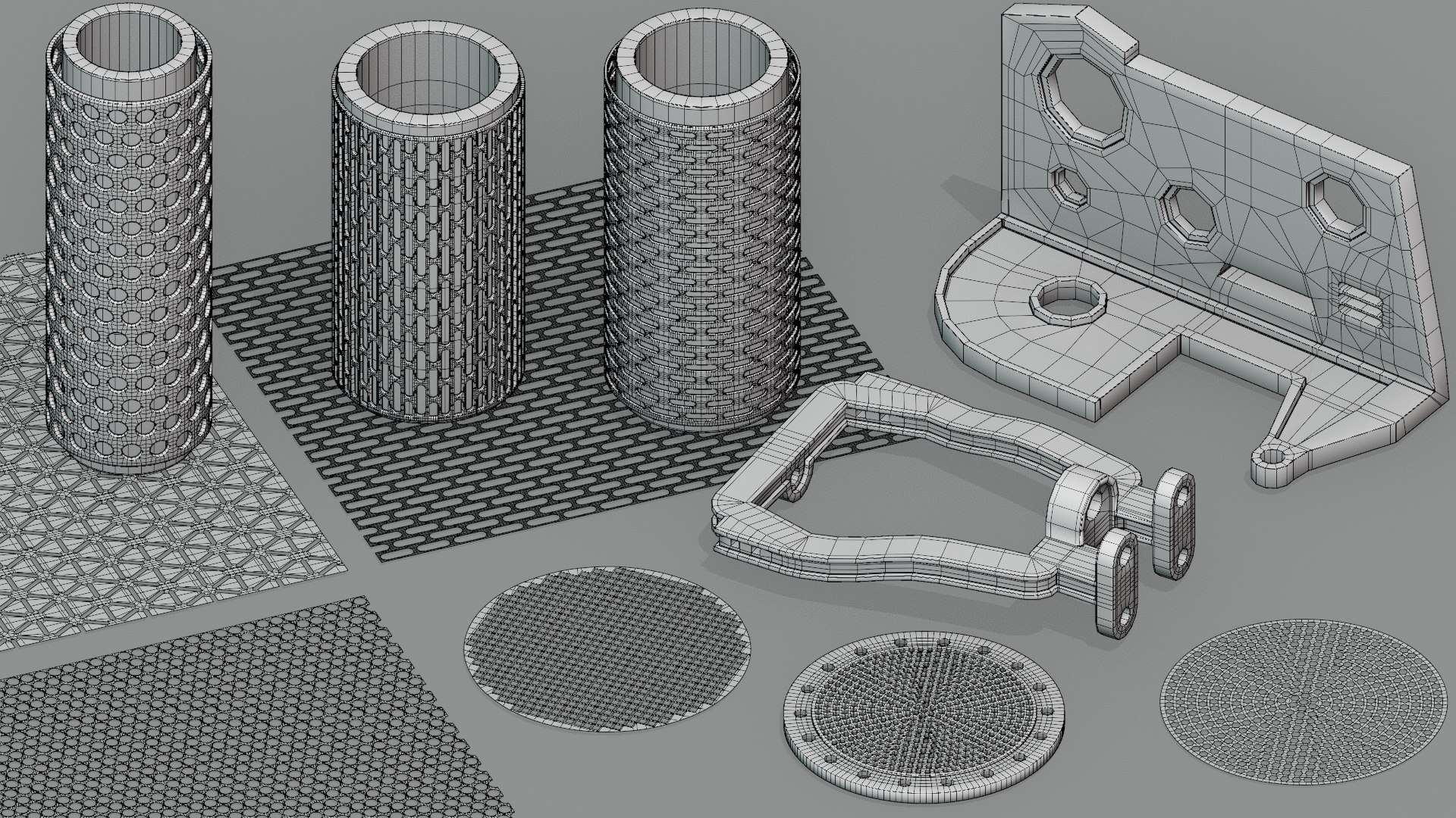 3D model hard surface industrial kitbash https://p.turbosquid.com/ts-thumb/4V/ae7pqU/to/kitbash_vol1_rerender_wire_002/jpg/1611574908/1920x1080/fit_q87/2da37a648c94ebbf9d5bc36d171c573a0e23449f/kitbash_vol1_rerender_wire_002.jpg