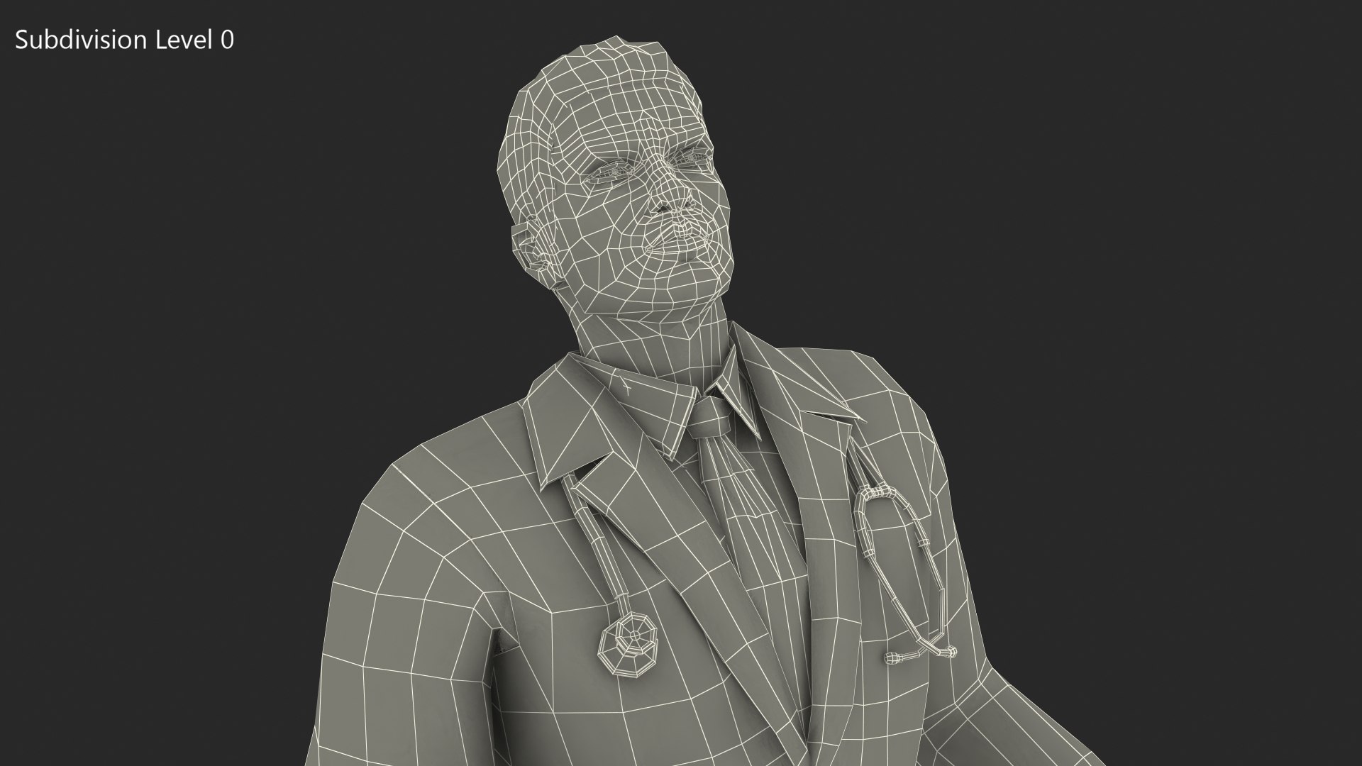 Male Doctor Stethoscope 3D - TurboSquid 1518249