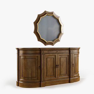 Archivist Sideboard Accent Mirror