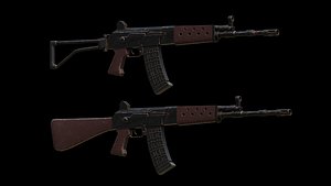 3D Myanmar Army MA-1 Assault Rifle