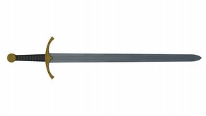 medieval sword 3D