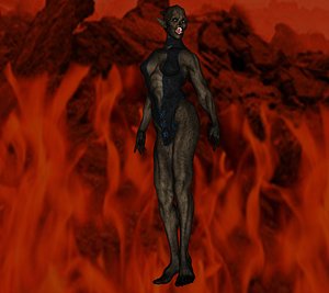 3d demon beast