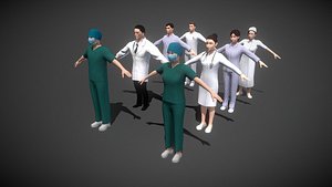 Characters in the hospital