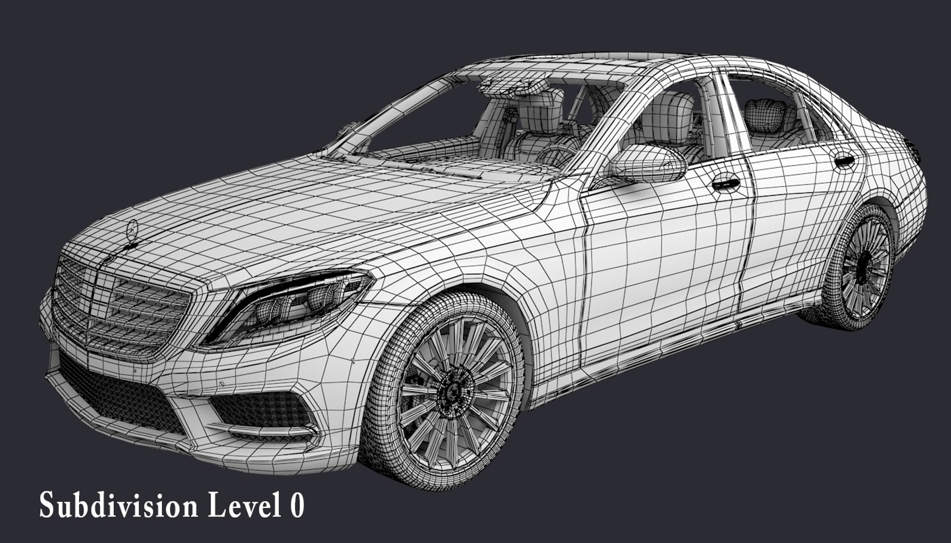 3d 2016 Mercedes Benz S-class