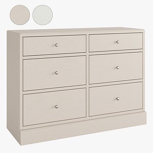 Havsta chest of 6 drawers 3D model