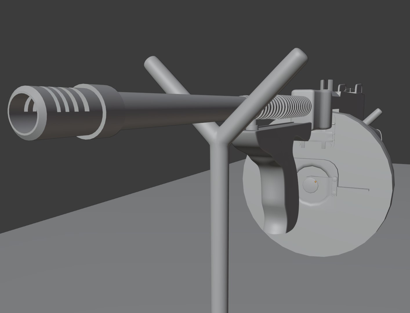 3D Model Gun Display Stand TurboSquid 1622237