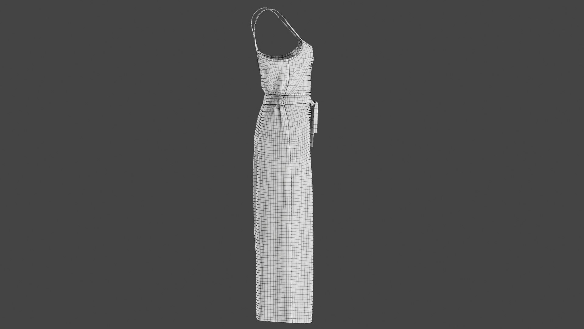 Mesh women s overalls model - TurboSquid 1618703
