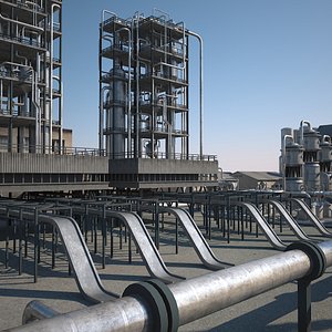 3d model refineries