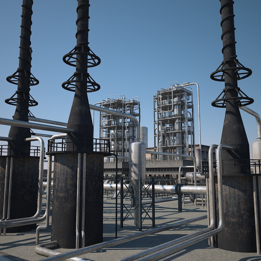 3d model refineries