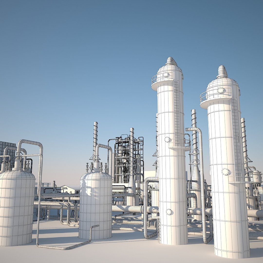 3d model refineries