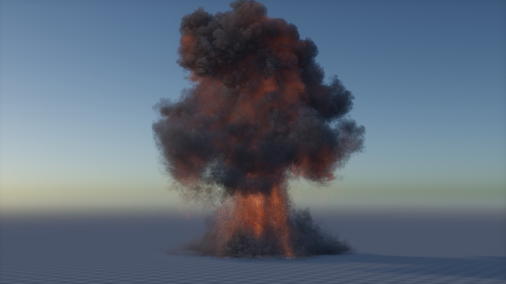 3D 3D Big Explosion Spark-Animation - TurboSquid 2019231