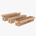 Cardboard Box 50x10x10 Bundle