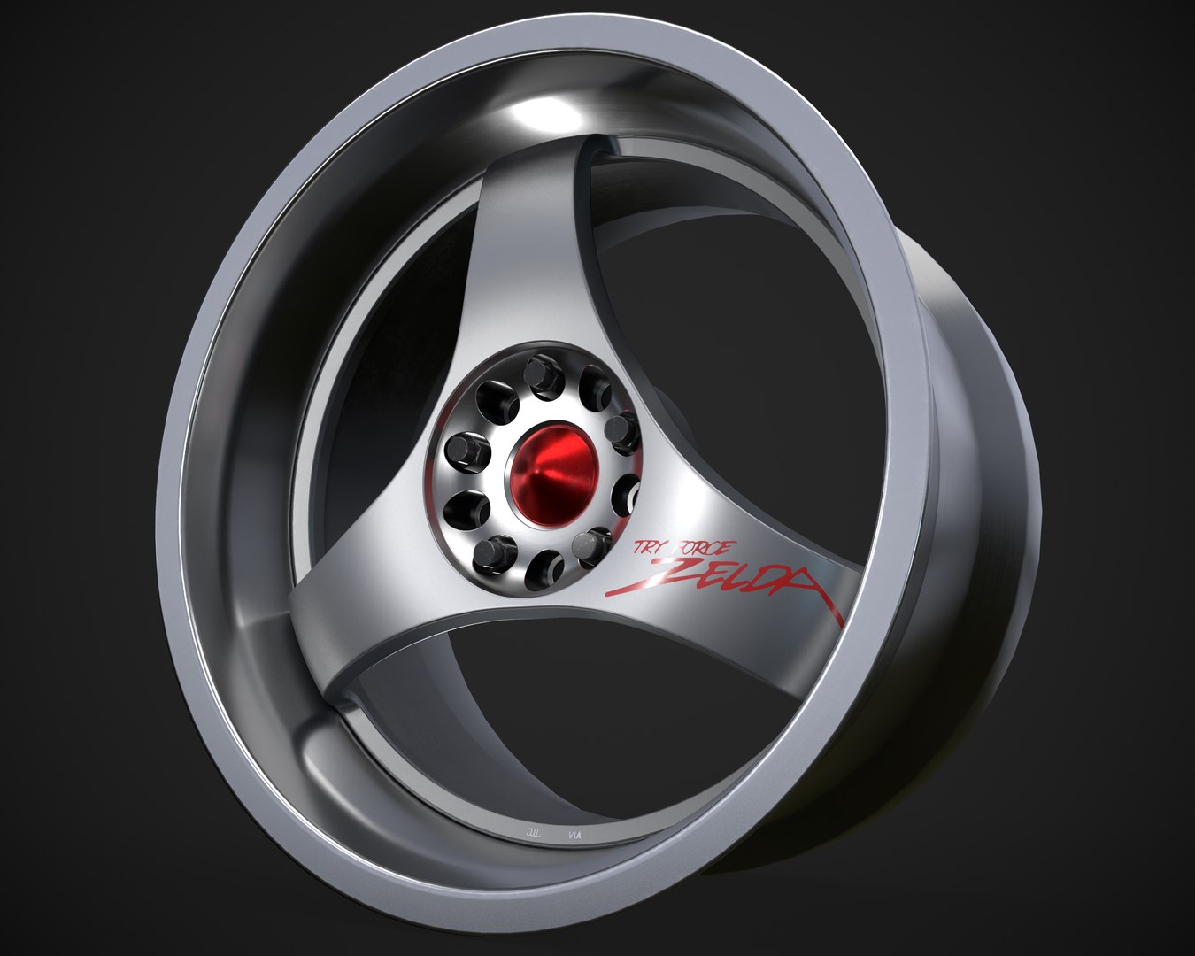 TRY FORCE ZELDA タイヤ付 2本セット 送料着払い