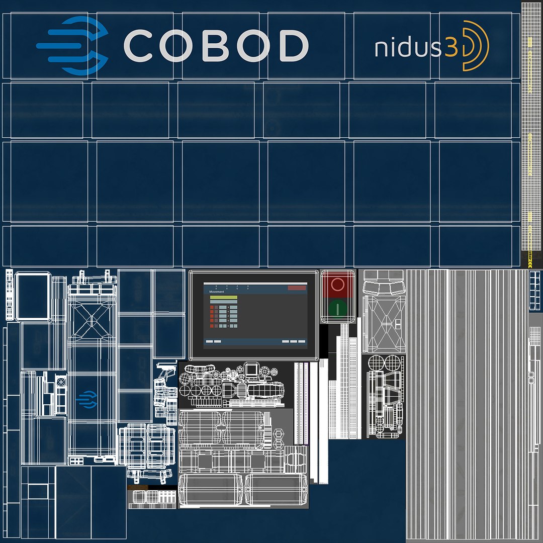 3D Cobod 3D Printer Module for House Building Rigged https://p.turbosquid.com/ts-thumb/4W/6dETHC/zi/cobod3dprintermoduleforhousebuildingriggedc4dmodel031/jpg/1711009201/1920x1080/fit_q87/86d91683b79a3c895f7ed90307ba32bcf2ae2c43/cobod3dprintermoduleforhousebuildingriggedc4dmodel031.jpg