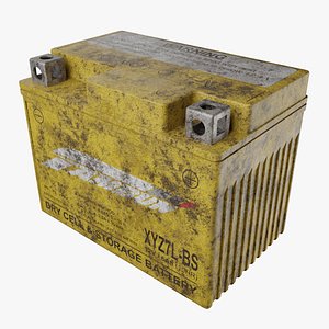 3D model Motorcycle Battery Dirt