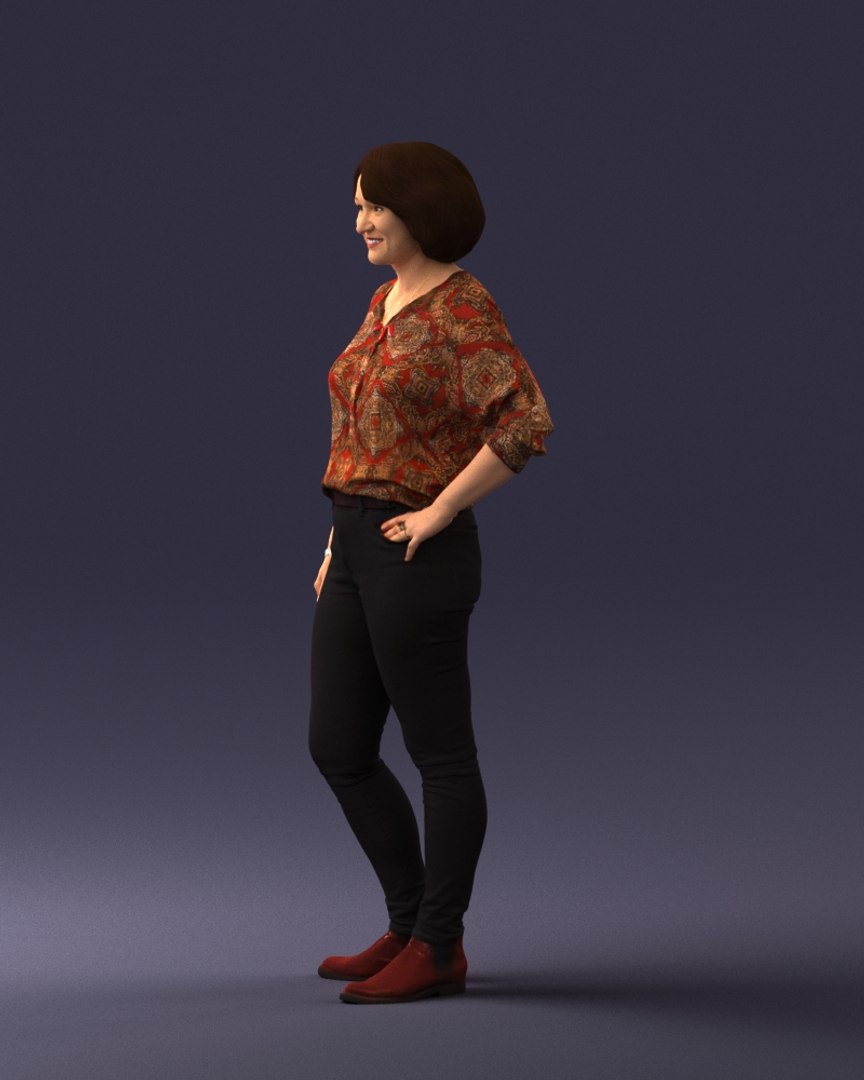 3D Woman Posed Model - TurboSquid 1510469