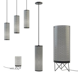 set lamps gubi 3D