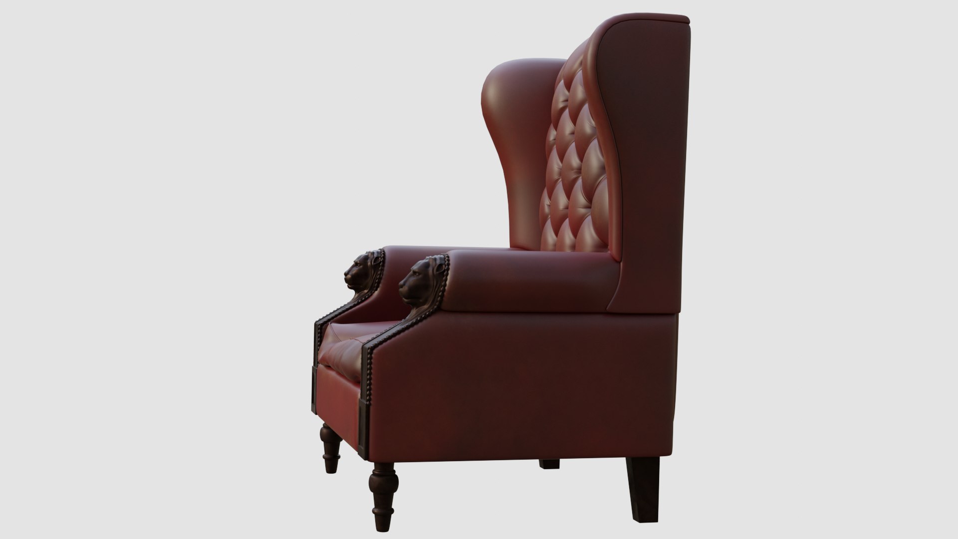 3D Matrix Chesterfield Chair - TurboSquid 1929021