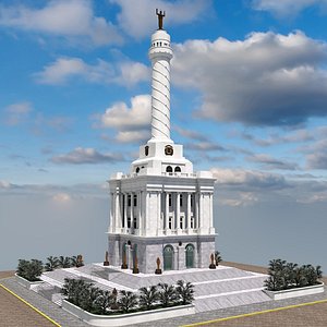 Santiago Monument High Detail