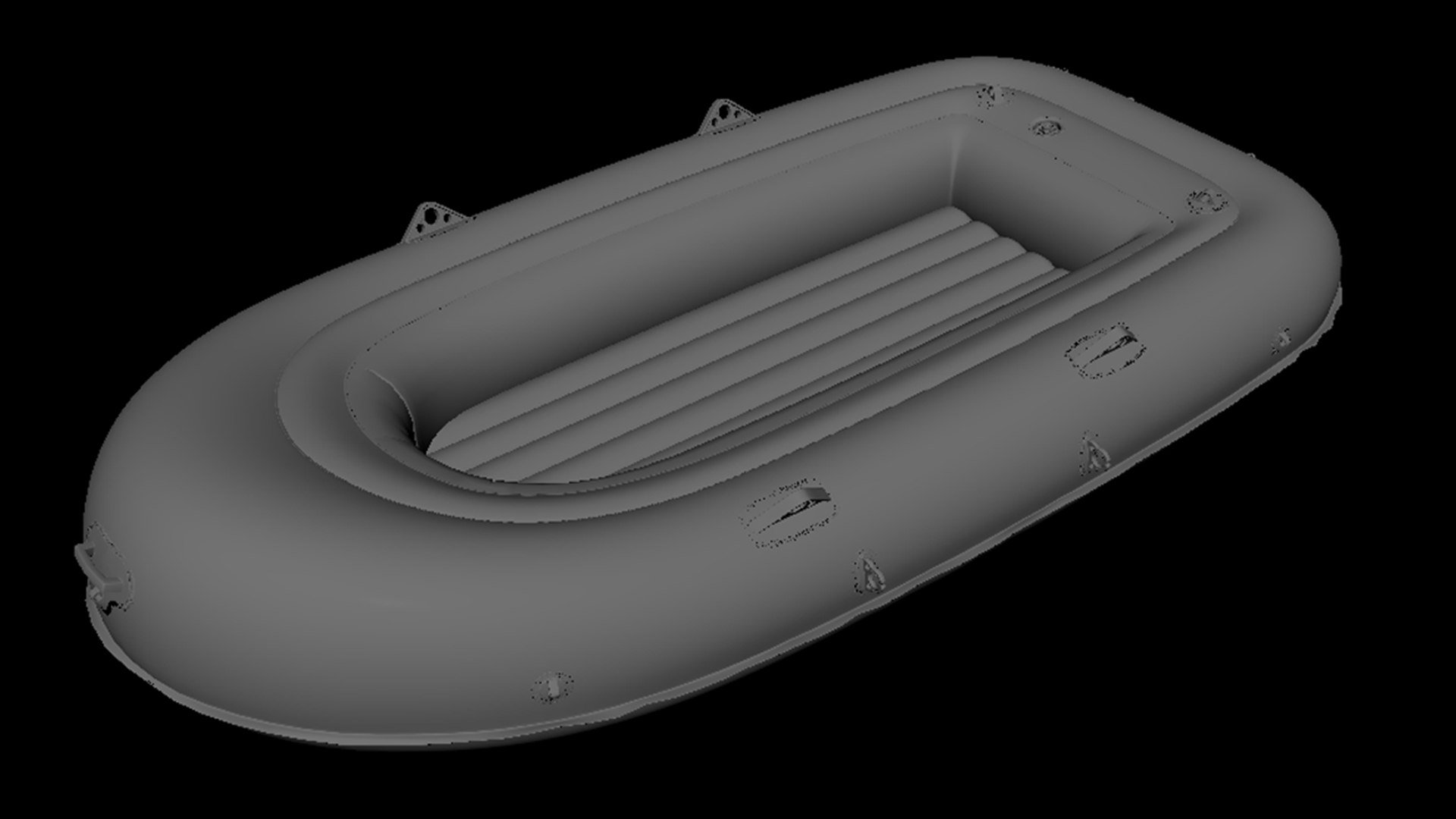 Intex Challenger 3 Inflatable Boat 3D Model 3D Model - TurboSquid 2472957