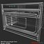 appliances oven grill refrigerator 3d model