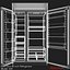 appliances oven grill refrigerator 3d model