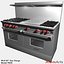 appliances oven grill refrigerator 3d model