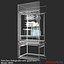 appliances oven grill refrigerator 3d model