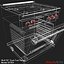 appliances oven grill refrigerator 3d model