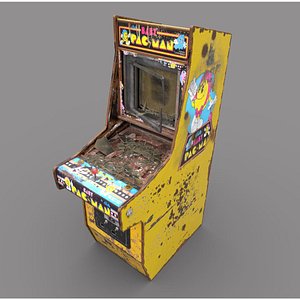 old arcade machine 3D model