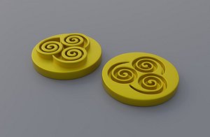 3D model Avatar Elemental Symbols