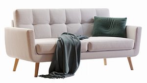 Tbfit Loveseat Sofa 3D model