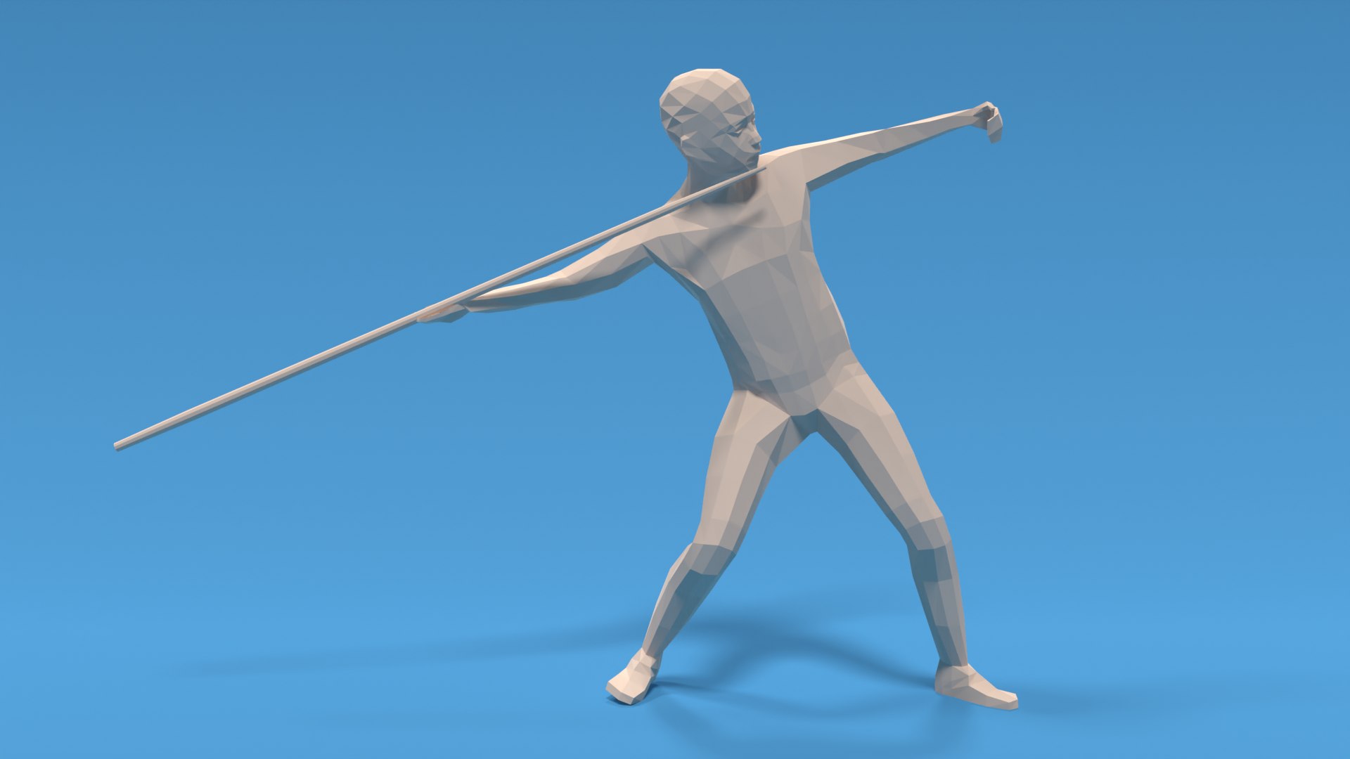 ArtStation - throw spear animation