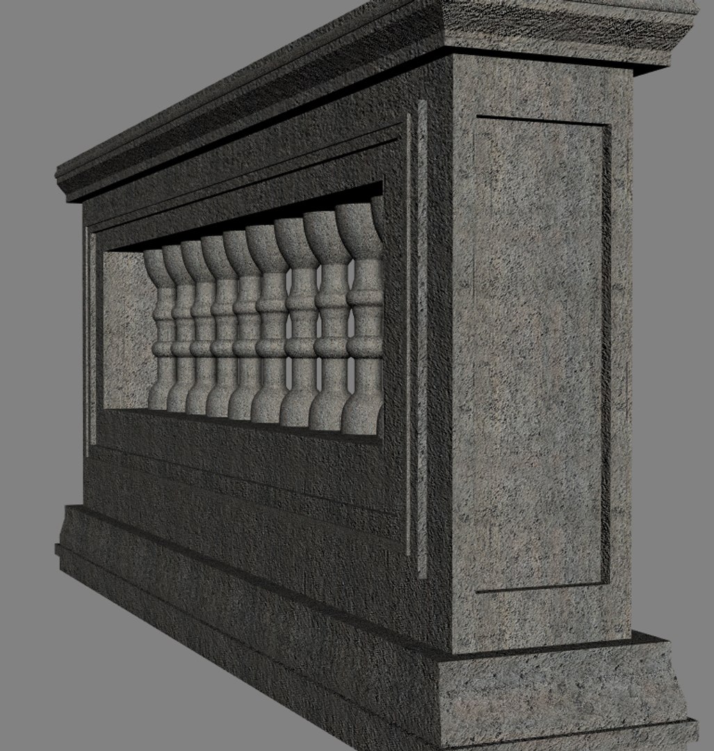 3D Railing Classi Greek - TurboSquid 1167171
