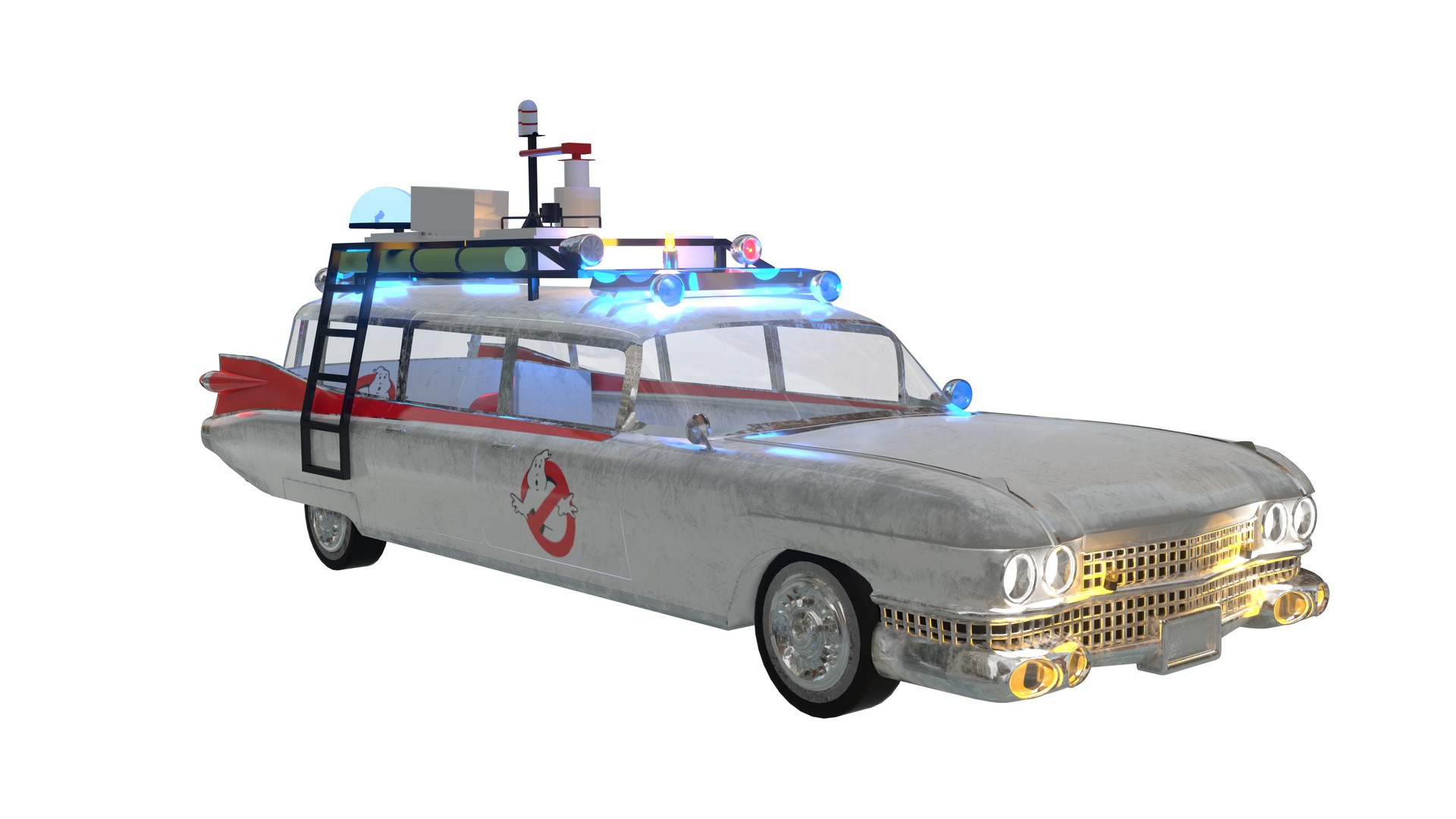 Ecto 1 Miller Meteor 3d Model