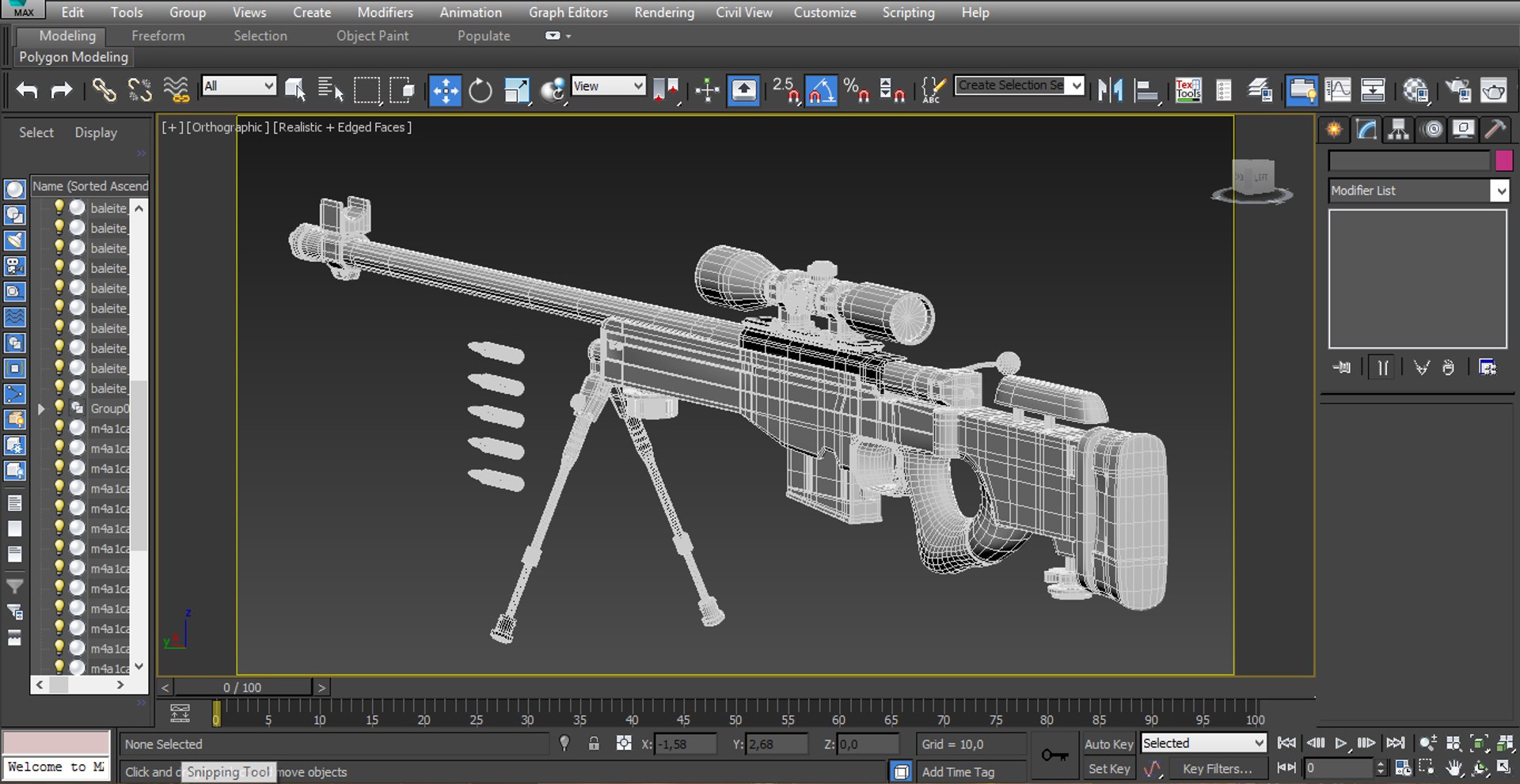 3D Awm Sniper - TurboSquid 1352455
