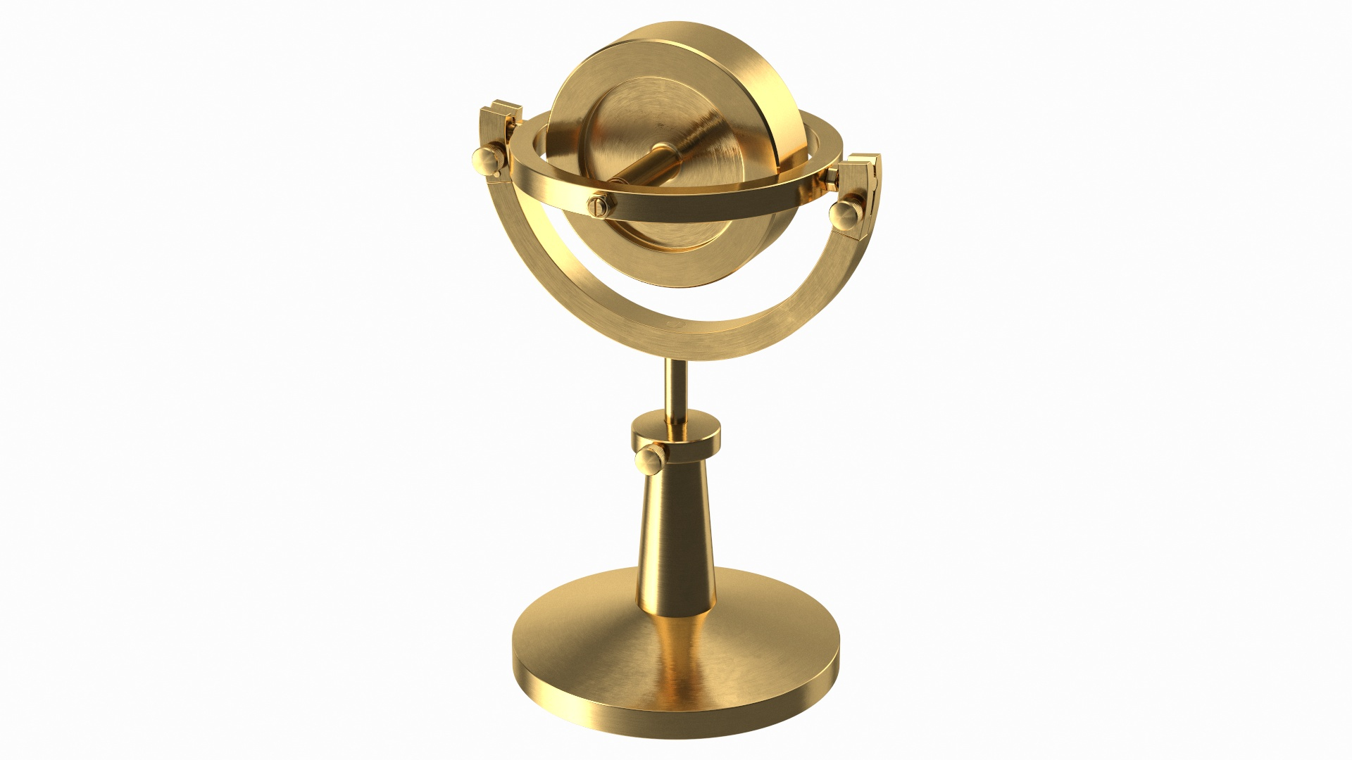 Vintage Brass Lecture Gyroscope Rigged 3D model - TurboSquid 1755690